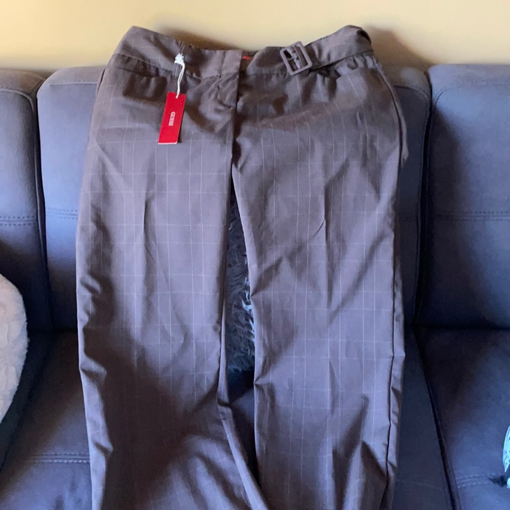 GUESS Brown Boot Cut Pants Size 34
